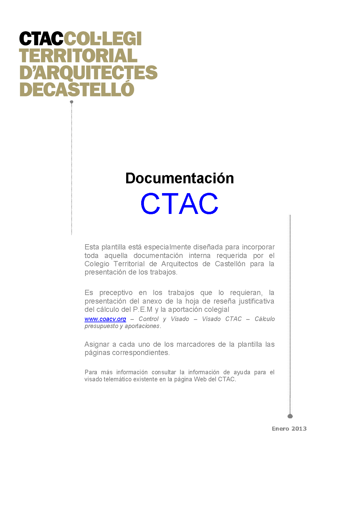 Plantilla Documentación CTAC