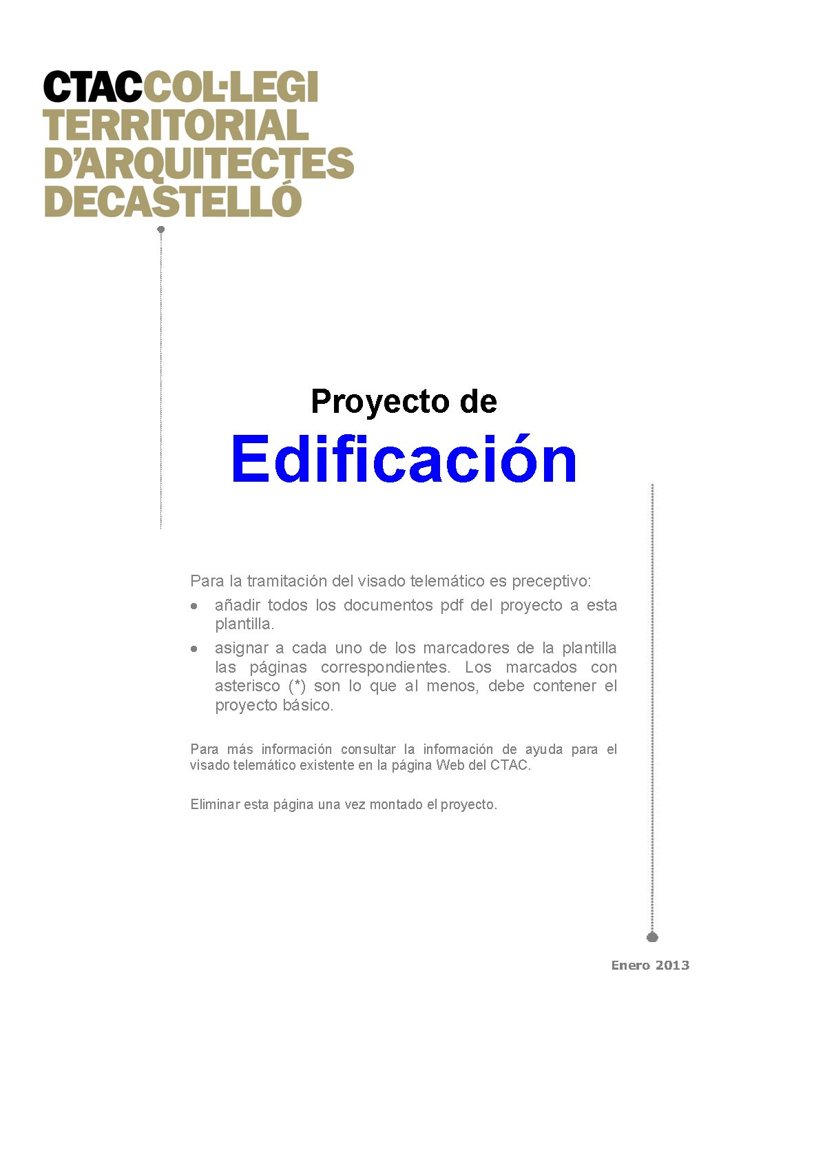 Plantilla Edificación