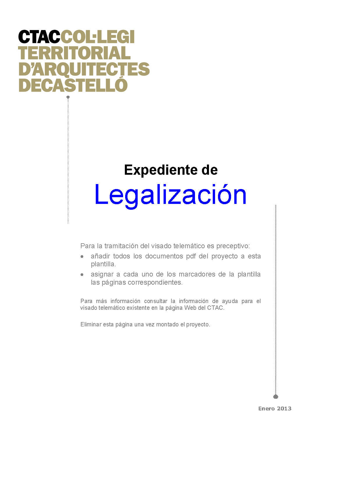Plantilla Legalización